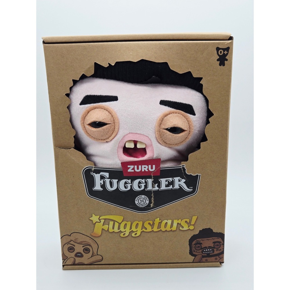 Zuru Fuggatars Fuggler GREAZEE 9" Fugg Stars Plush Based - Elvis Presley NIB